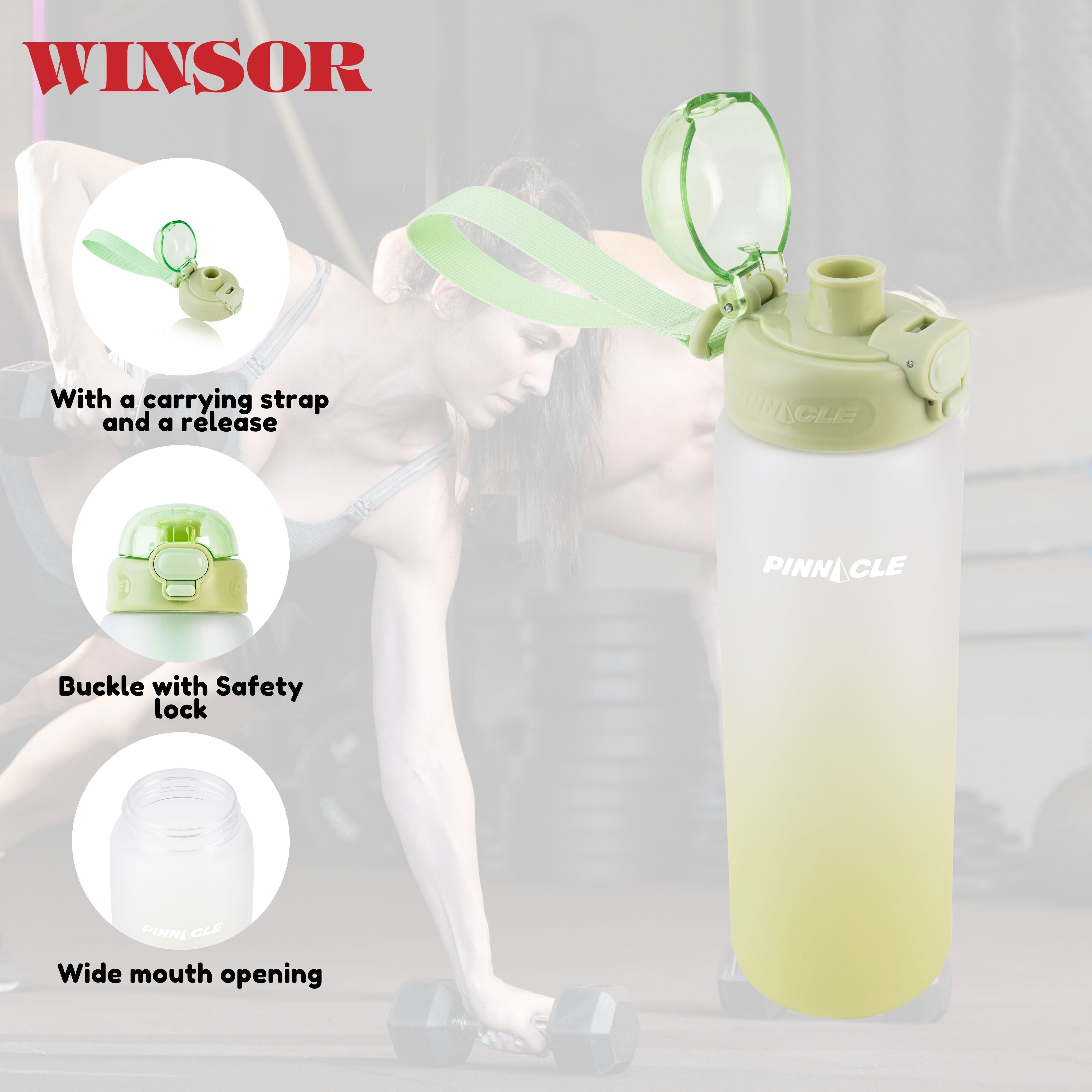 Pinnacle Promist Large Water Bottle 1L (Green) | WPHY G- 1024