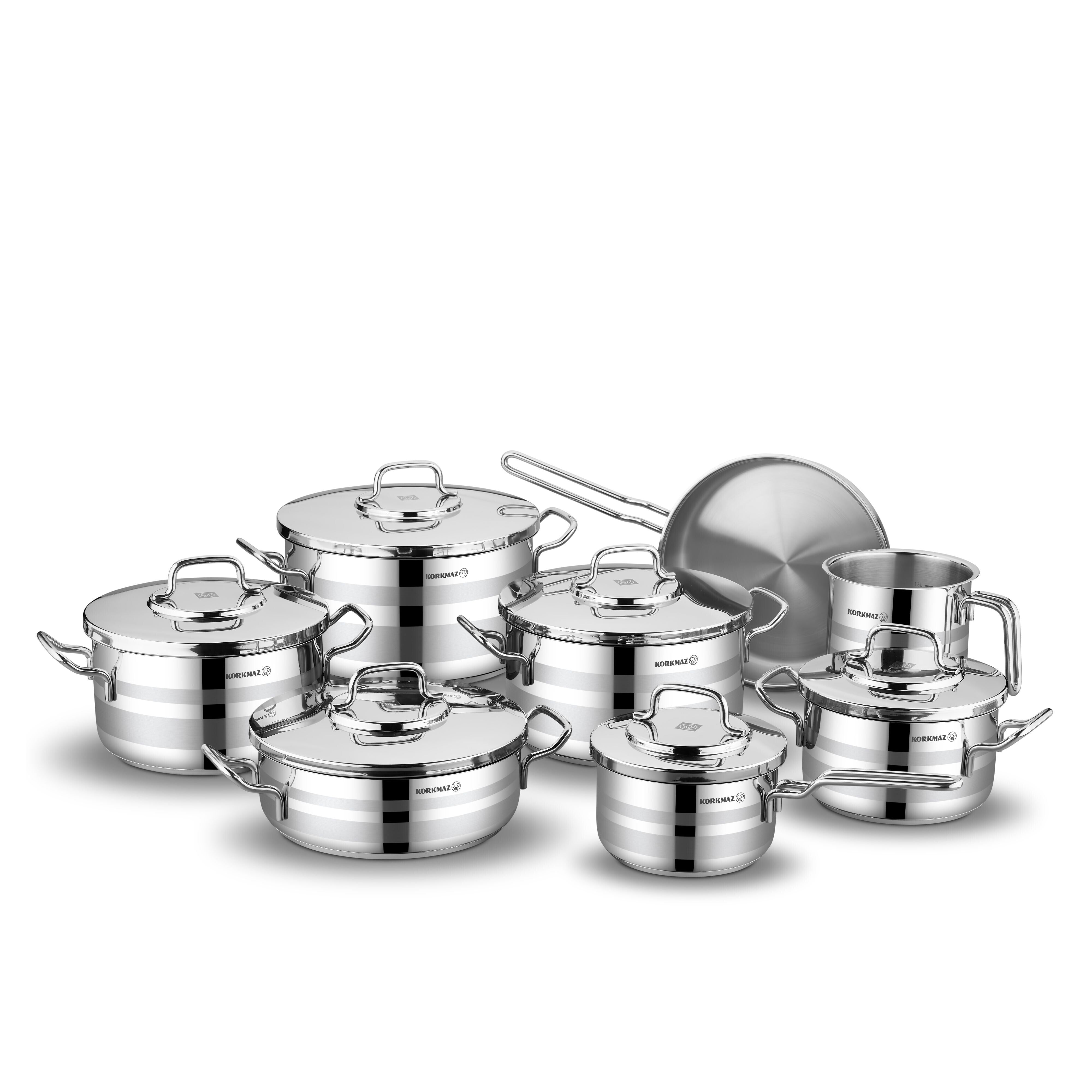 Korkmaz Astron 14Pcs Cookware Set