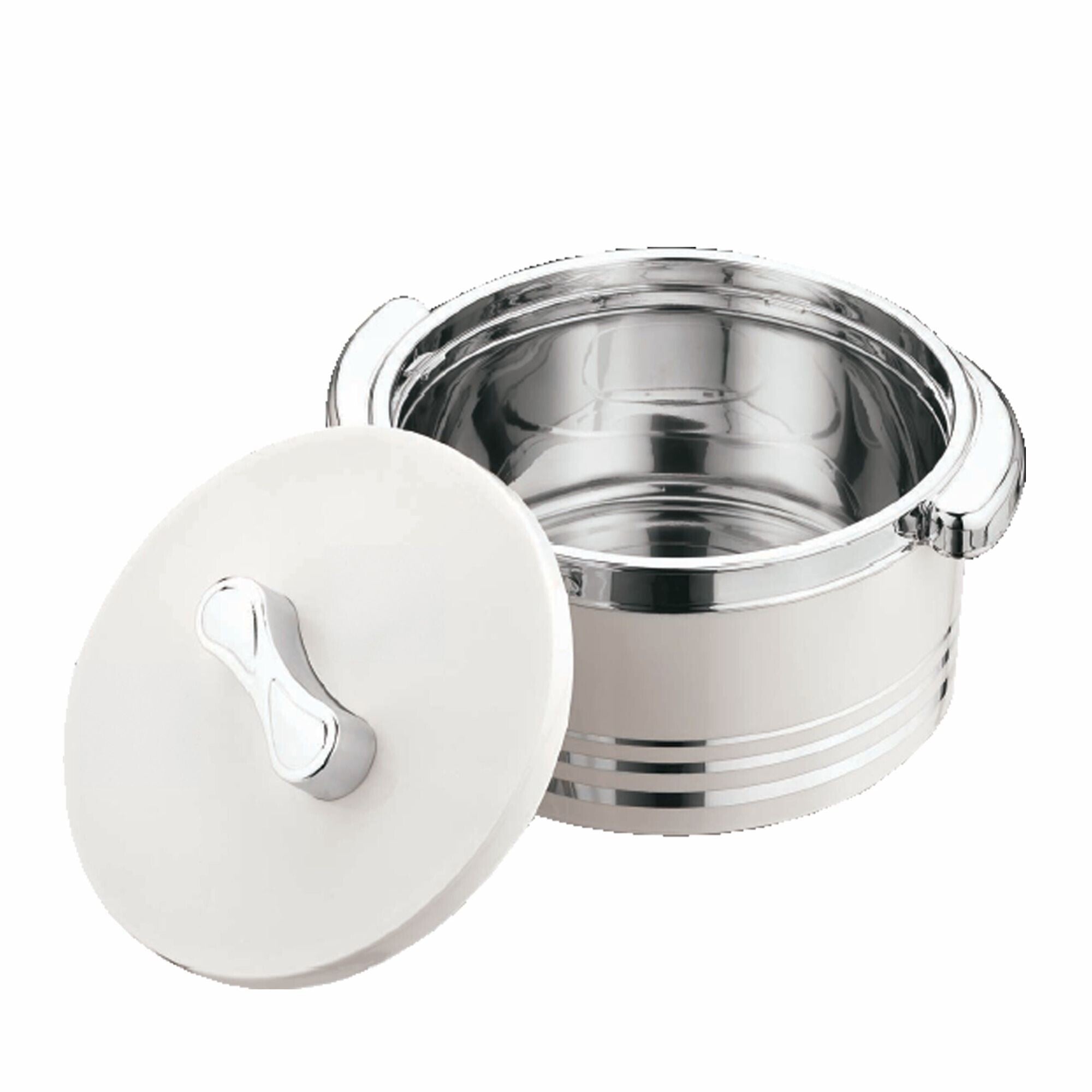 Winsor Panayaa Thermo Stainless Steel Insulated Hot Pot Container 2200ml | SILVER - WPY3007
