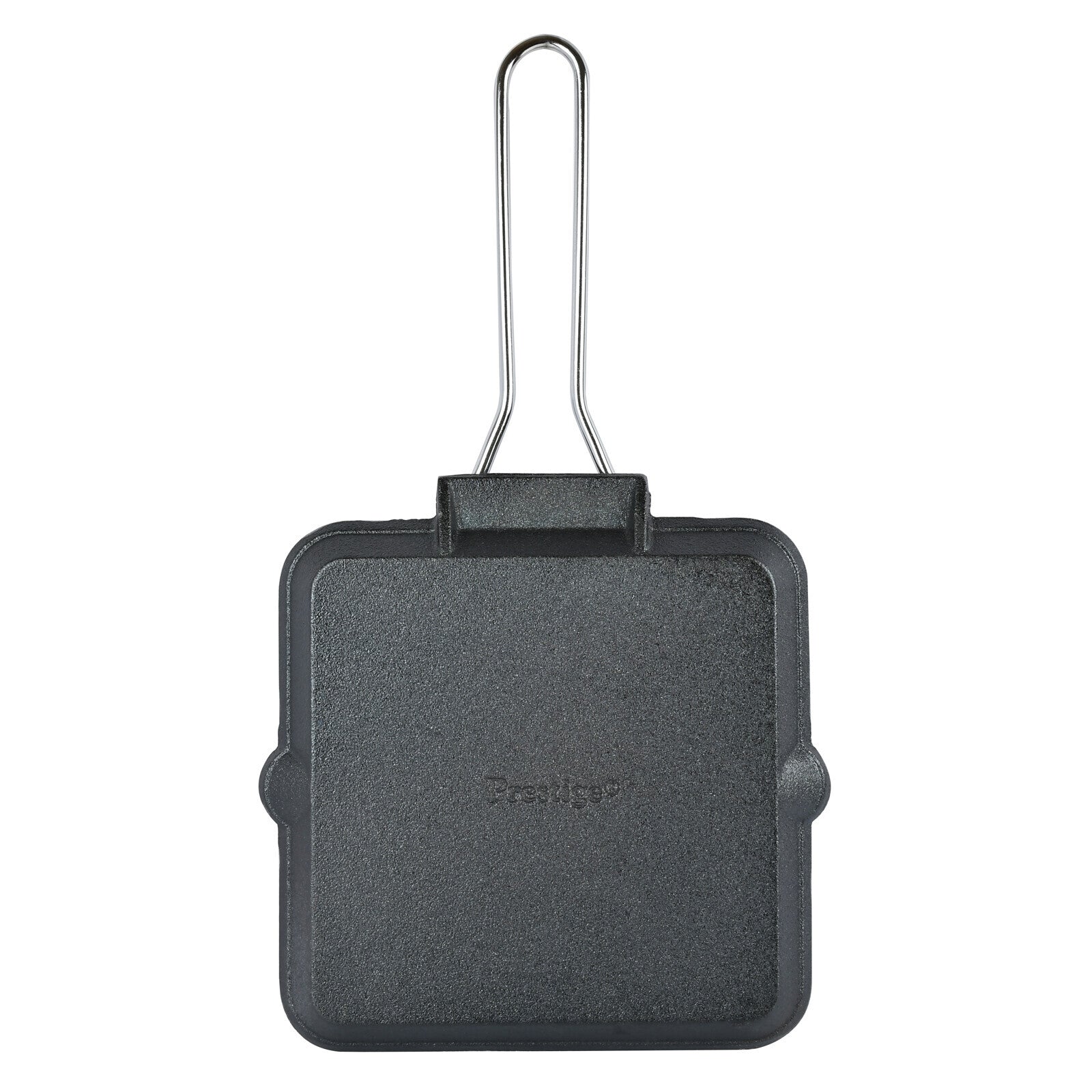Prestige Cast Iron Chargriller 24 cm | Portable Small Charcoal Grill and Tabletop Cast Iron Skillet | PR15862