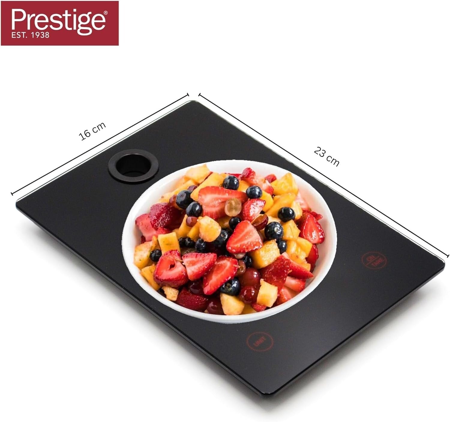 Prestige Digital Kitchen Scale LED Display - Black | PR81006