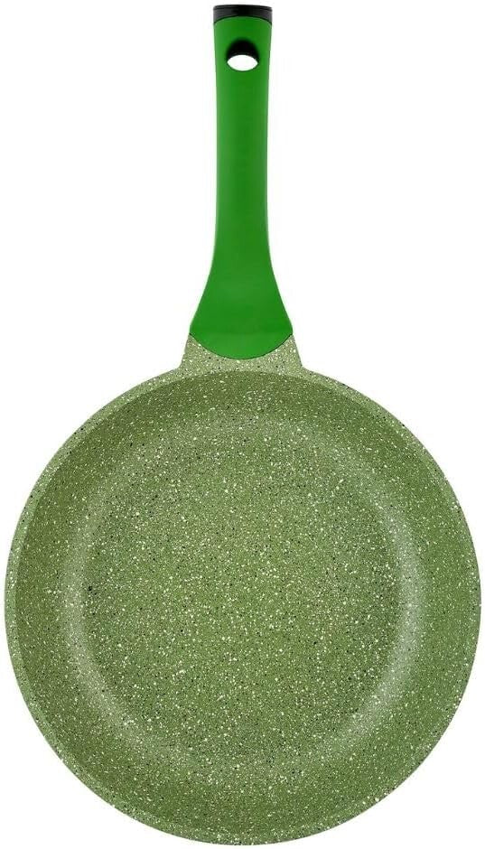 Prestige Essentials Granite Non Stick Set Combo | 24cm + 28CM Fry Pan Set | Induction Cookware Set 2 Pieces | Green - PR80996