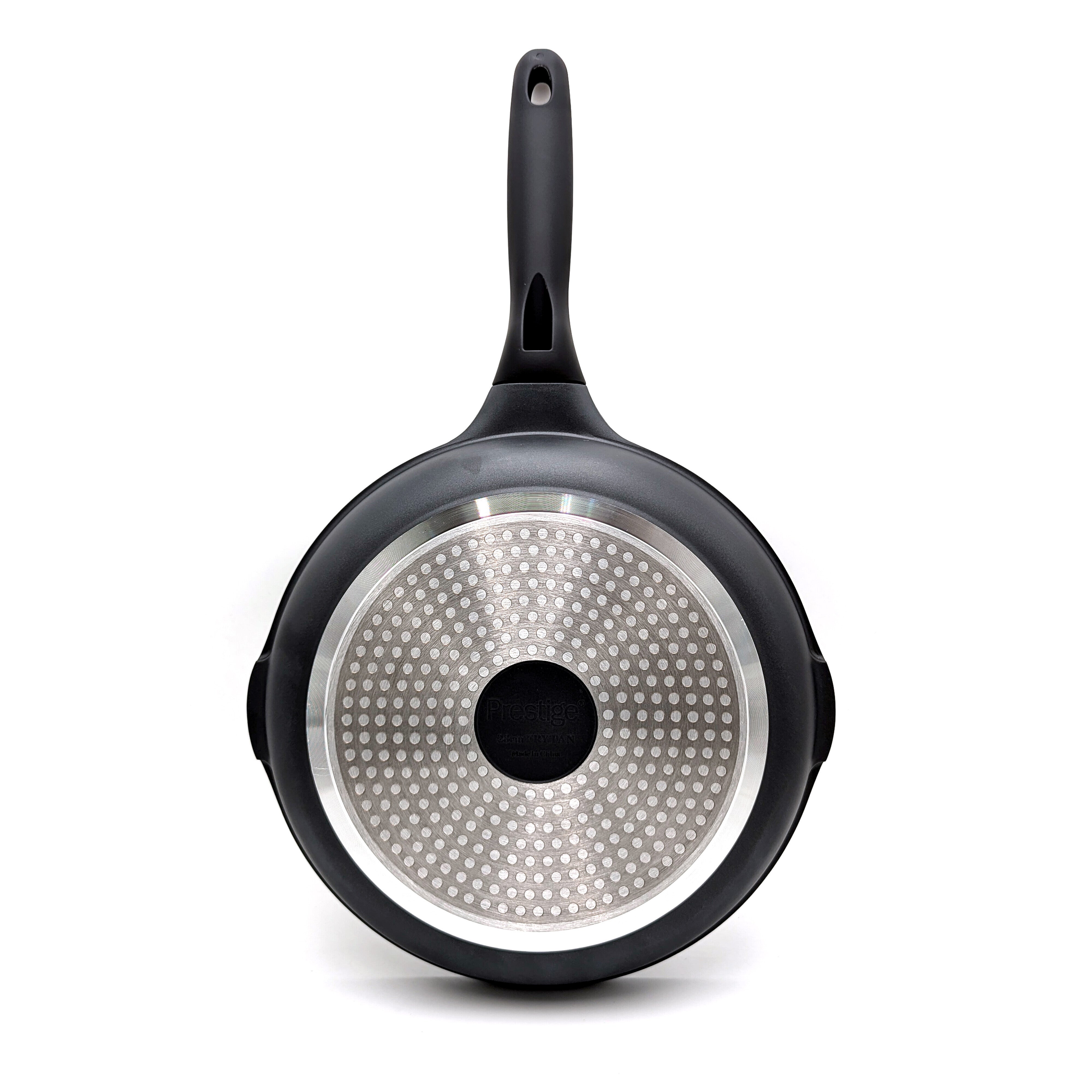 Prestige Essentials Granite Non-Stick Fry Pan 24cm | Induction Compatible Cast Aluminium Frying Pan | Black - PR81155