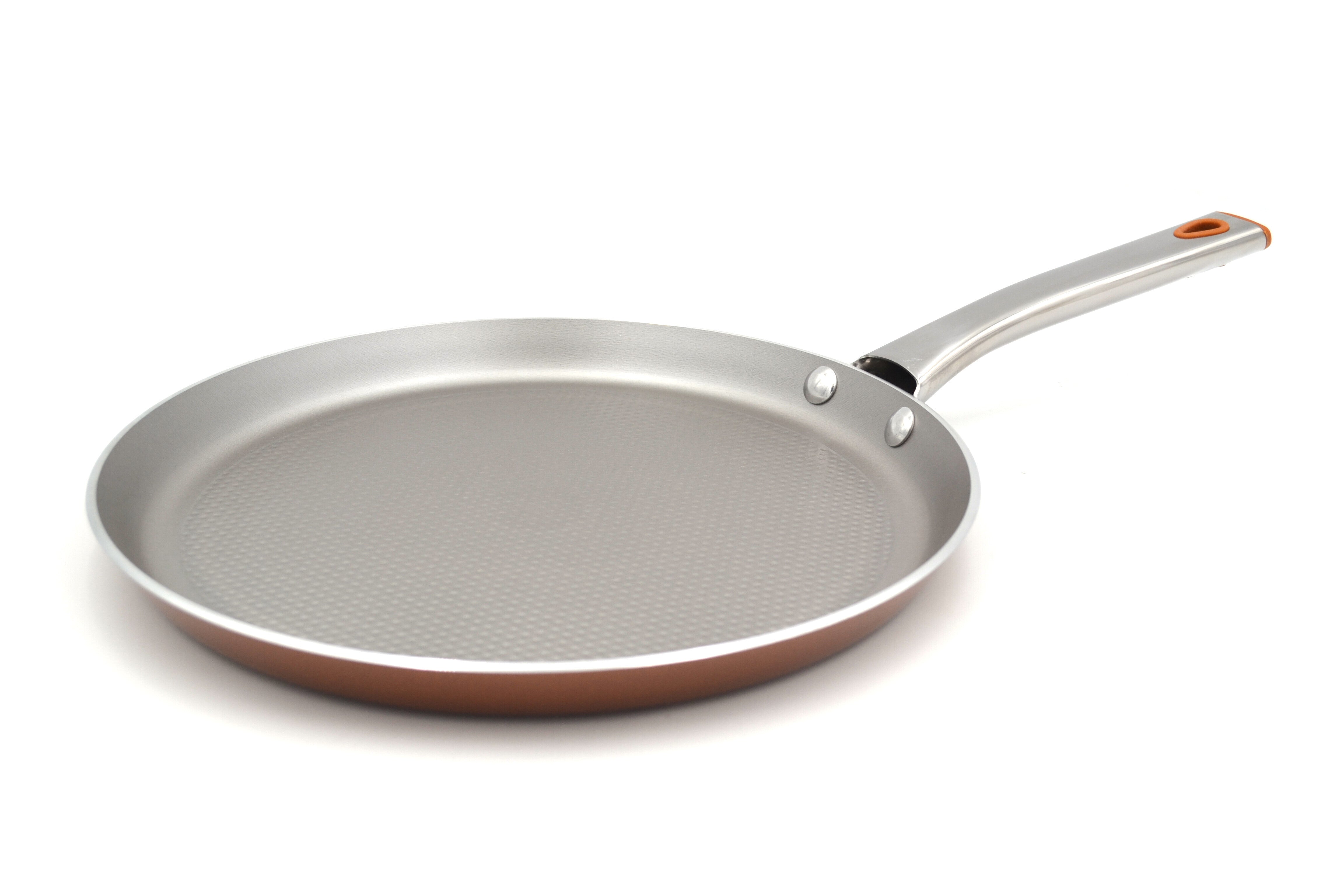 Prestige Ultra Non Stick Flat Tawa 31cm with Complimentary Pan Holder | Induction-Based Tawa for Roti and Dosa | Triple Layered Non-Stick Coated Tawa | PR22611