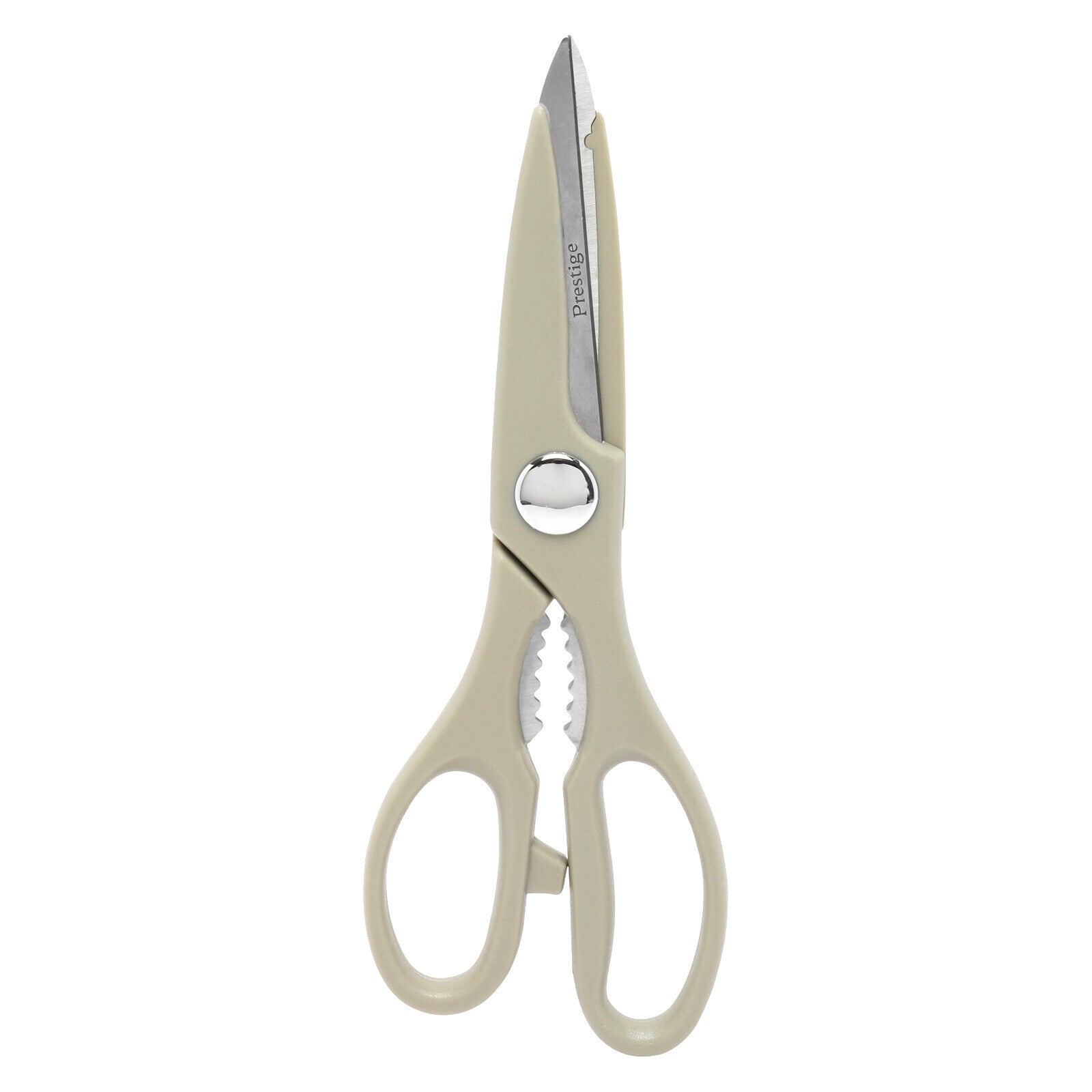 Prestige Multipurpose Kitchen Scissors 9Cm | Heavy Duty Stainless Steel Shears with Bottle Opener | Cut Meat, Chicken, Fish, Vegetables | PR166
