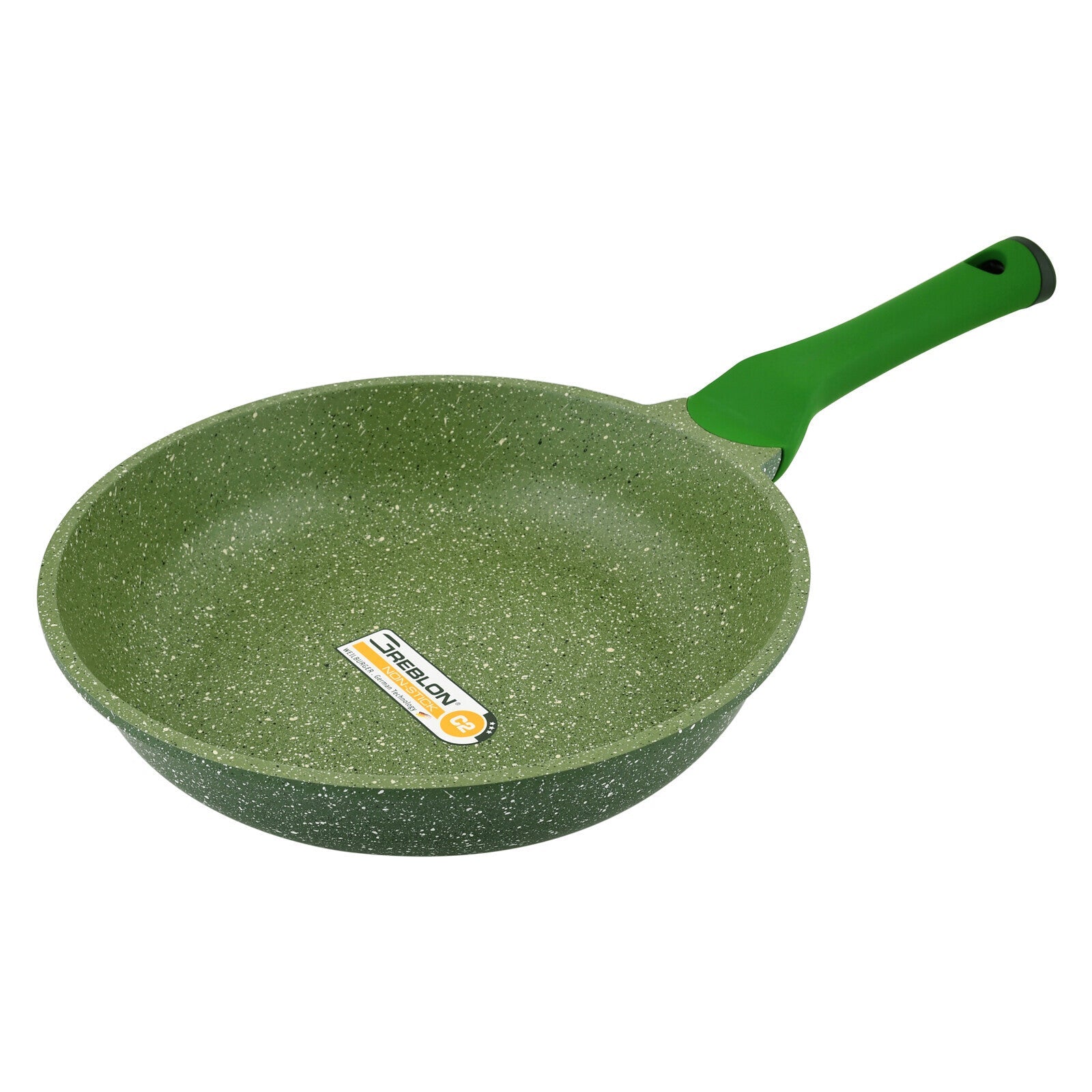Prestige Essentials Granite Non-Stick Fry Pan 26cm | Induction Compatible Cast Aluminium Frying Pan | Green - PR81102