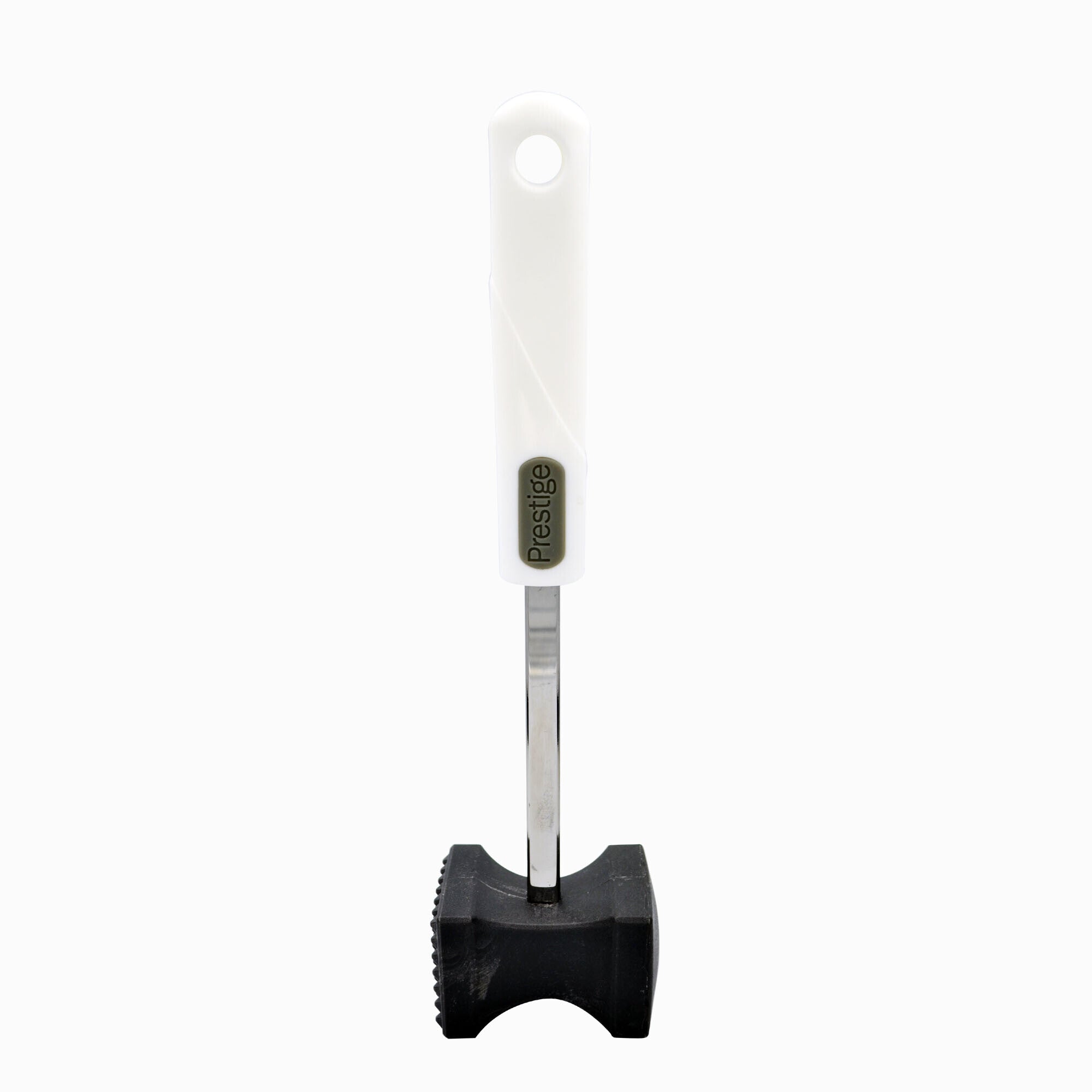 Prestige Meat Tenderizer | Meat Tenderizer Hammer with Comfortable-Grip Handle | Dual-side Mallet for Kitchen | Heavy Duty Pounder For Tenderizing Steak | Black - PR5172