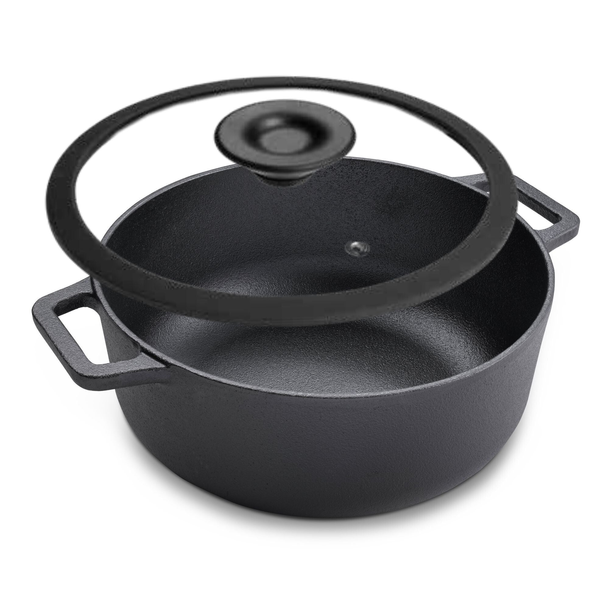 Prestige Cast Iron Pre-Seasoned Casserole 24 CM | PR48897
