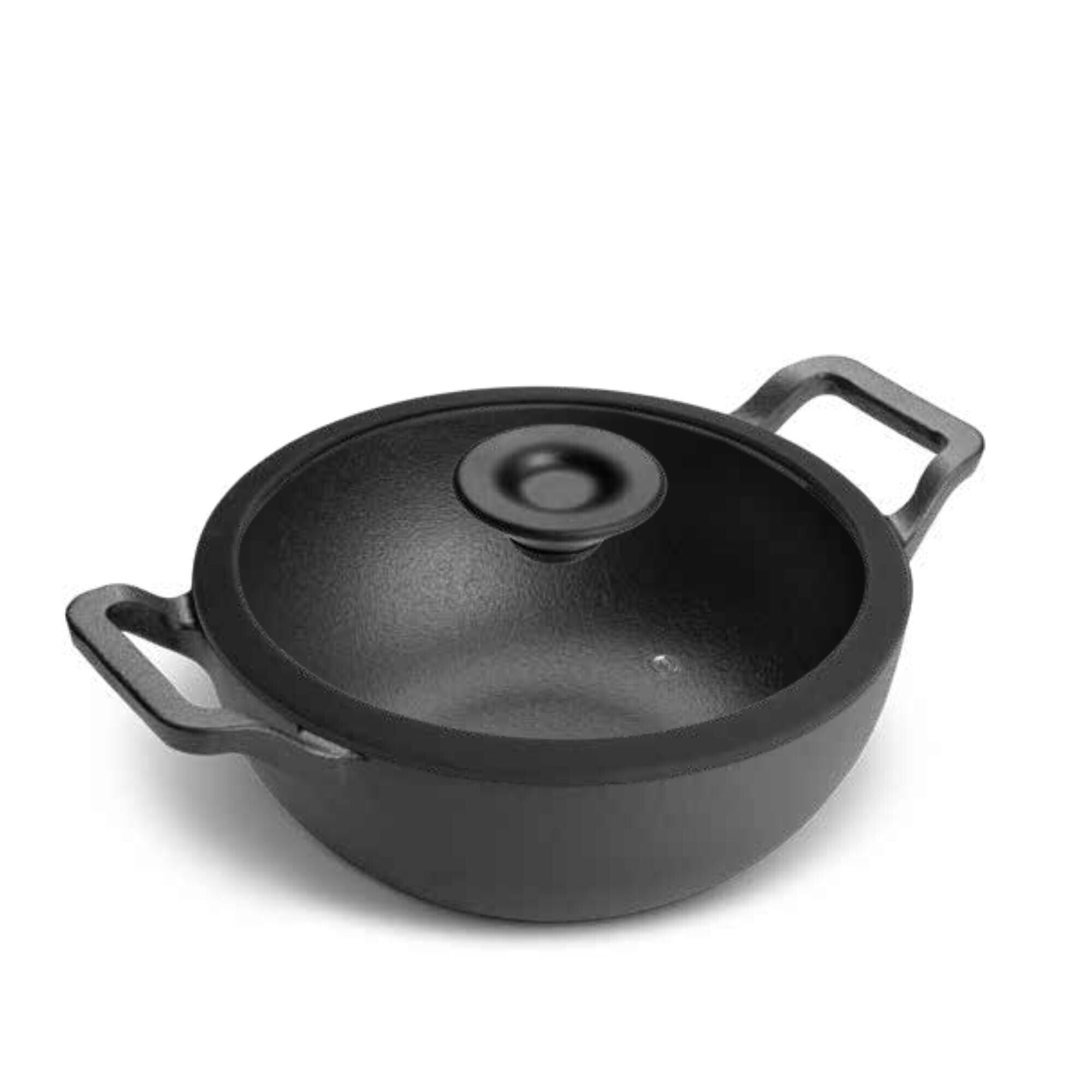 Prestige Cast Iron Pre-Seasoned Kadai 20 CM | PR48894