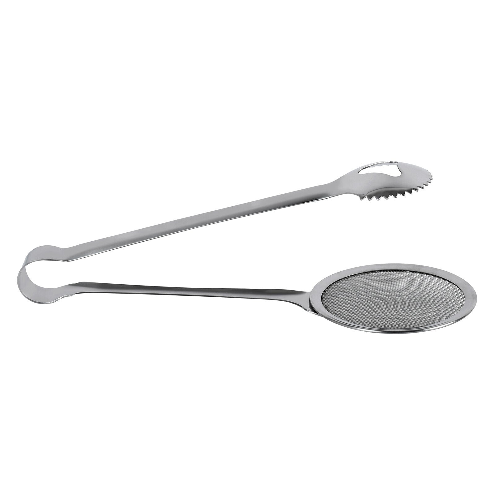 Prestige Stainless Steel Frying Tong Cum Strainer | Silver - PR81000