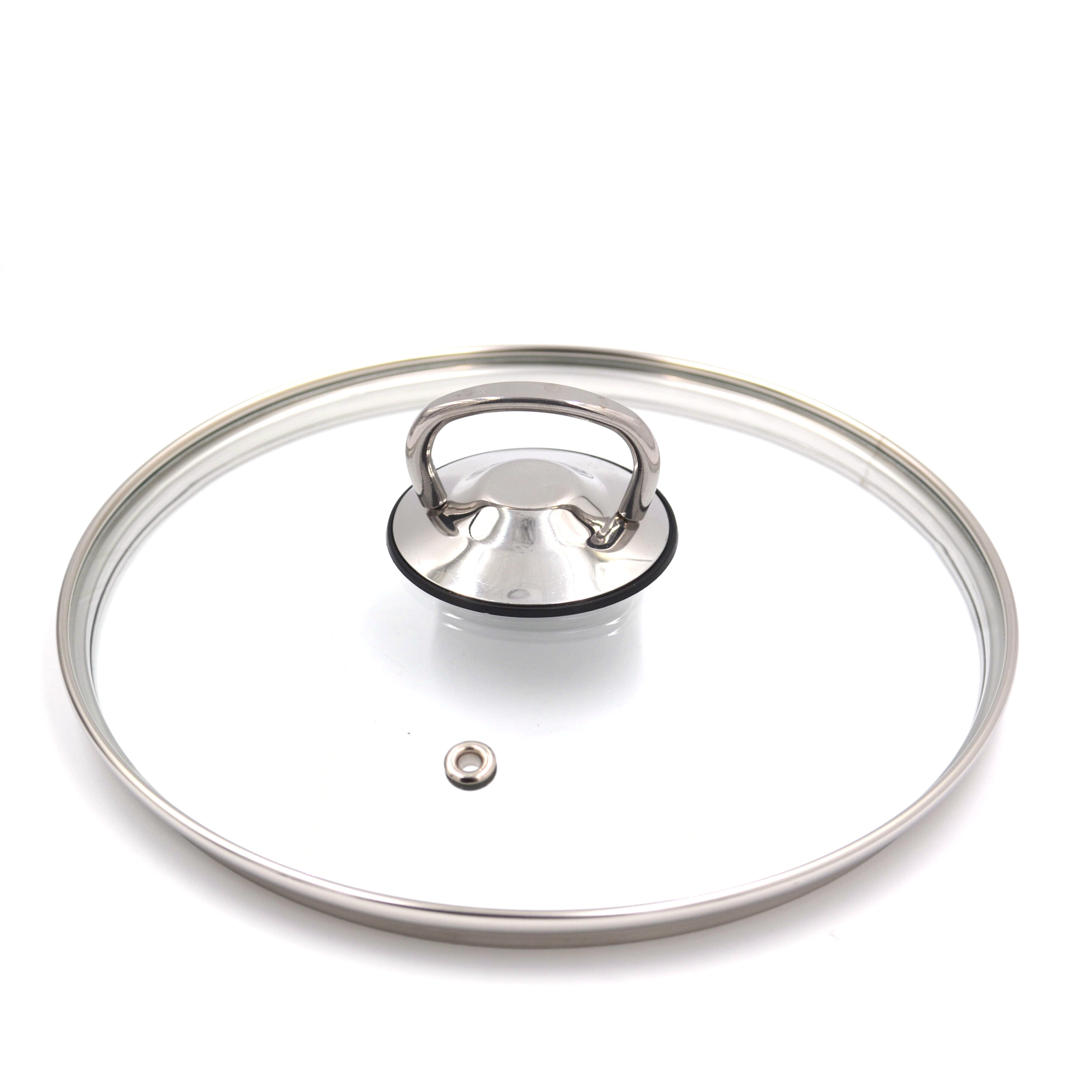 Prestige Infinity Stainless Steel Casserole with Glass Lid 20cm / 3 Ltr | Induction Compatible Covered Stockpot | Soup Pots | Silver - PR77374