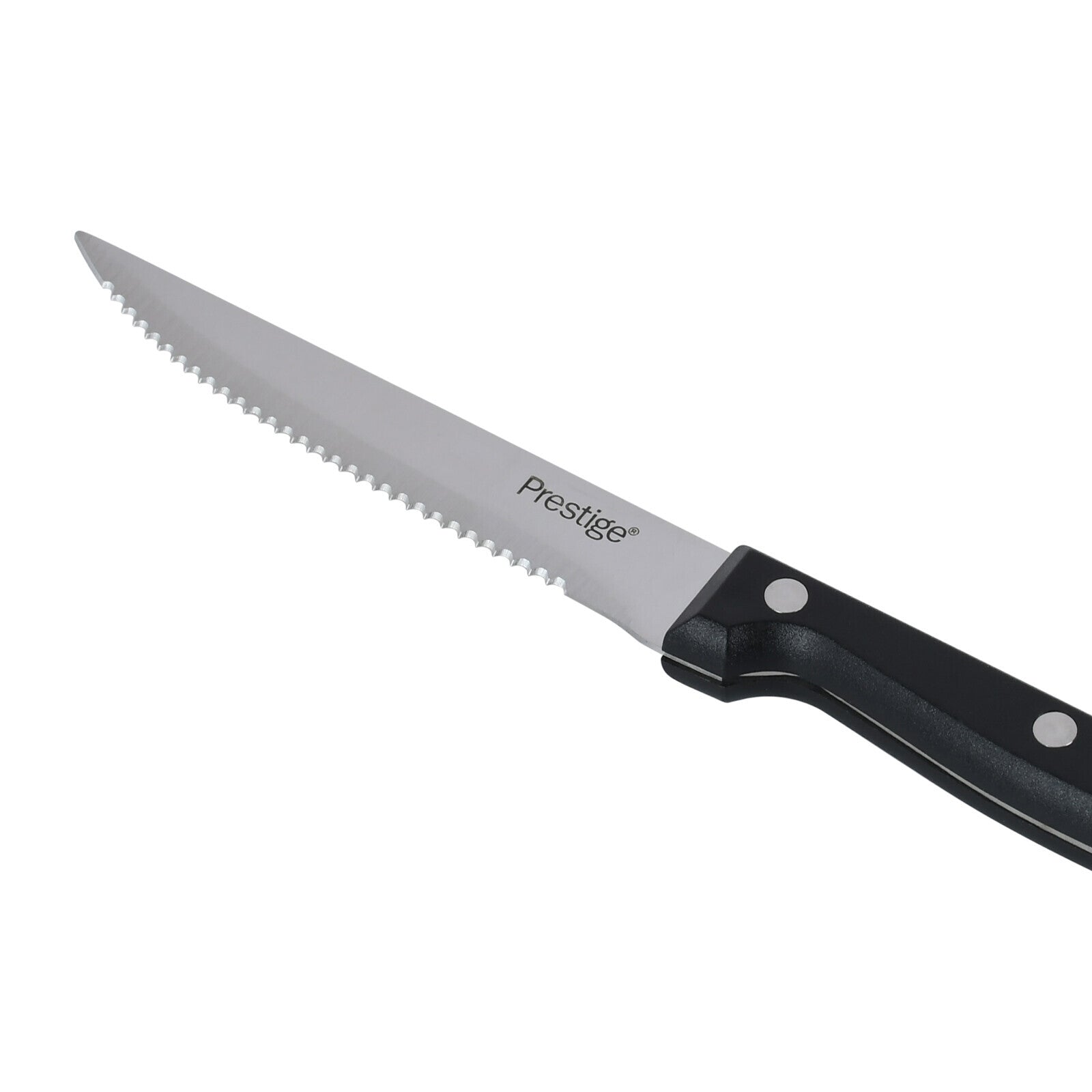 Prestige 6-Pieces Steak Knife Set with Micro Serrated Edge | Steak Knives Set with Stainless Steel Blades | PR57110