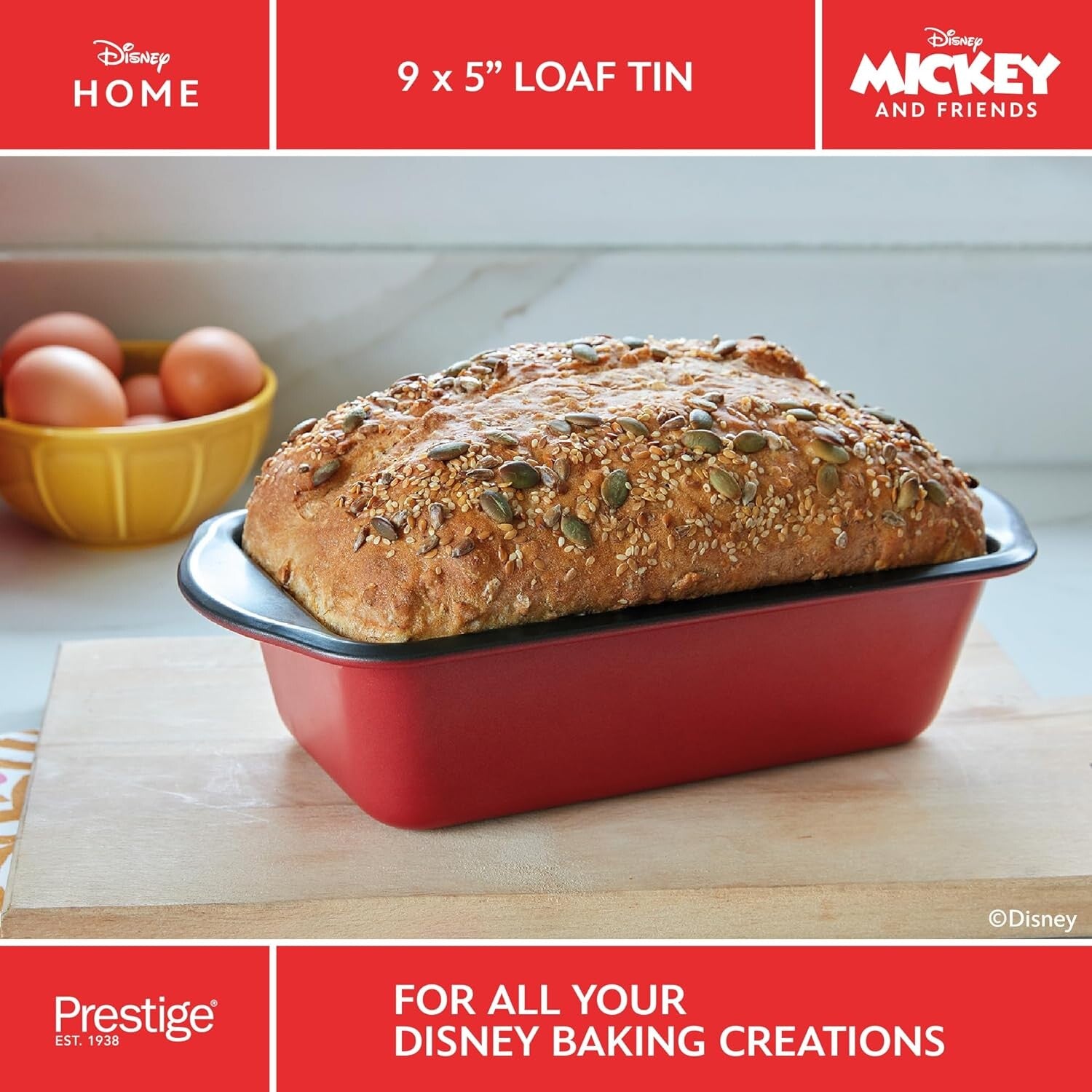 Prestige X Disney Bakeware Loaf Tin 9x5" | PR48798