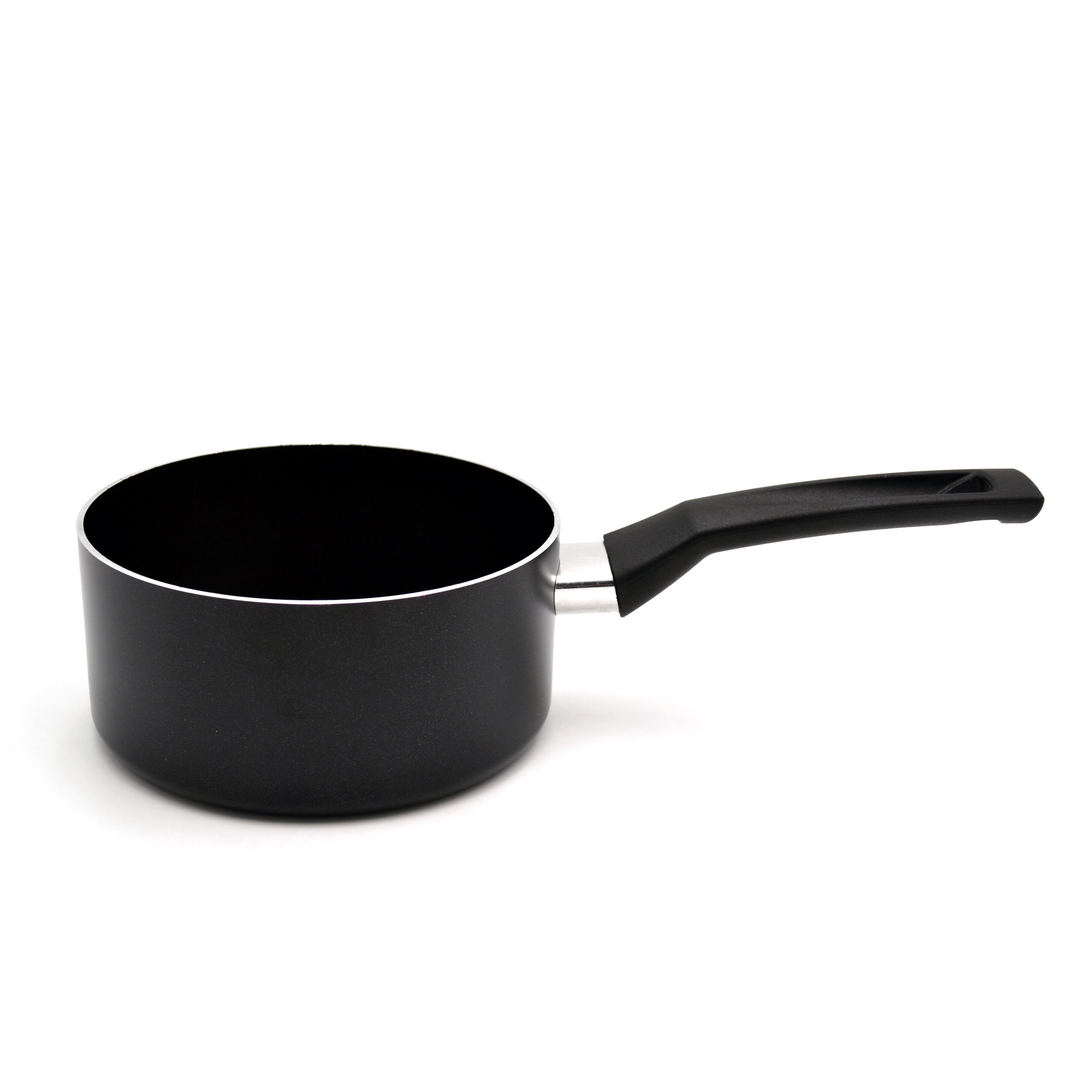 Prestige Safecook Nonstick Saucepan 20 cm | Aluminum Saucepan with Glass Lid | PR22098 - Black