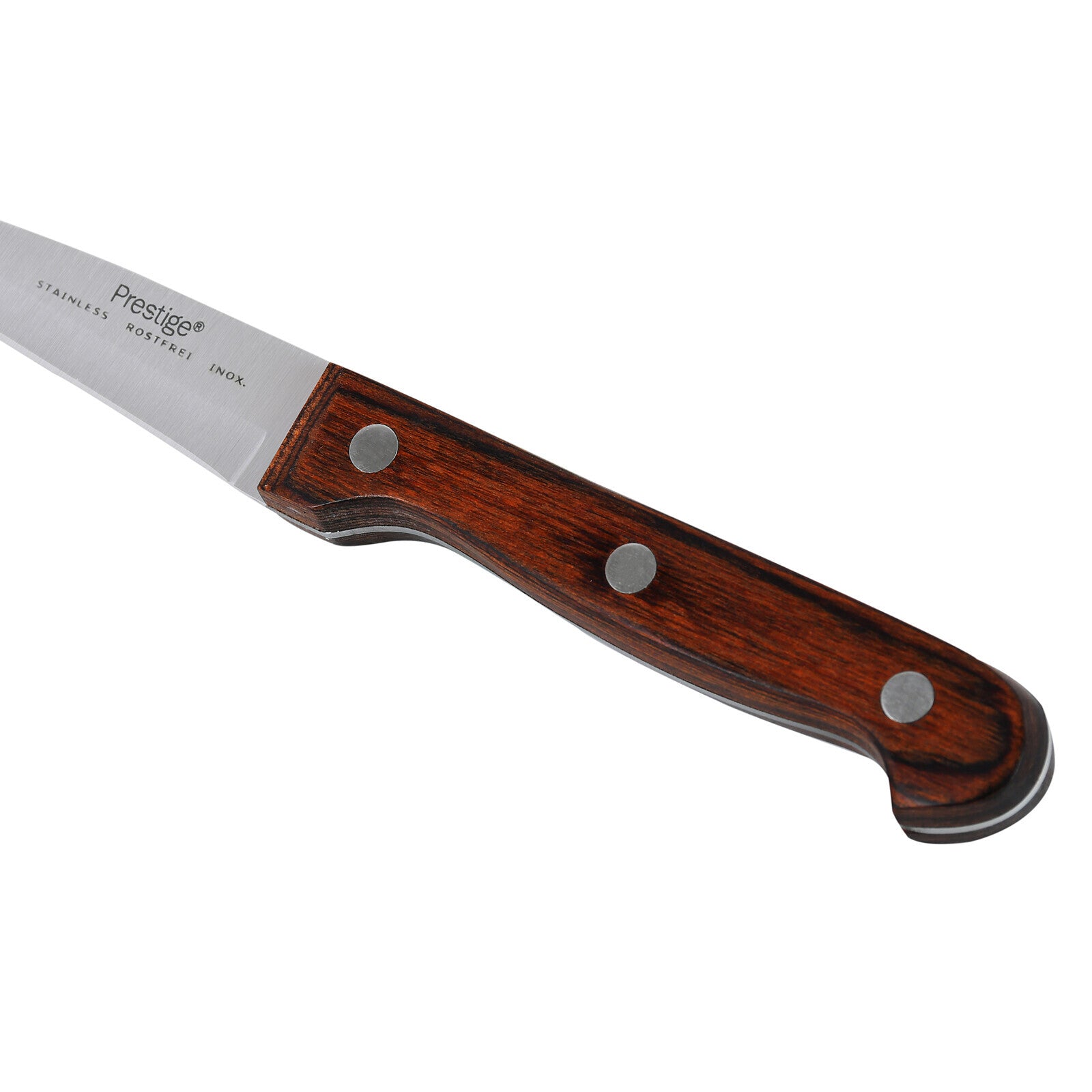 Prestige Classic Paring Knife 8cm | Wooden Handle Knife | Tough Hollow Ground Blades | PR1973