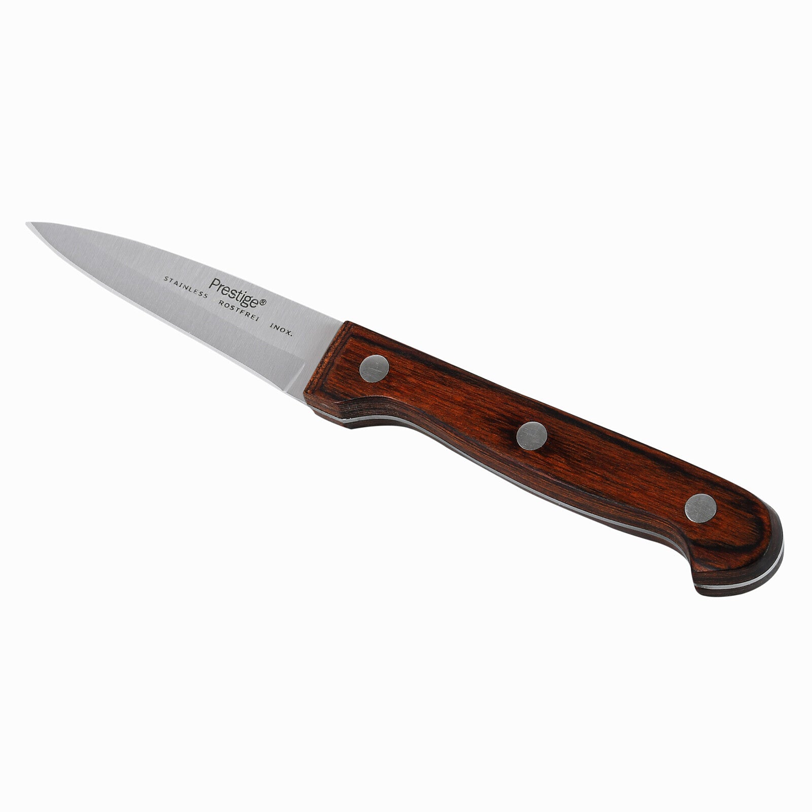 Prestige Classic Paring Knife 8cm | Wooden Handle Knife | Tough Hollow Ground Blades | PR1973