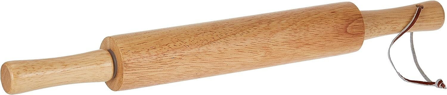 Prestige Wooden Rolling Pin (Roller) | Long Dough Roller for All Baking Needs | PR50448