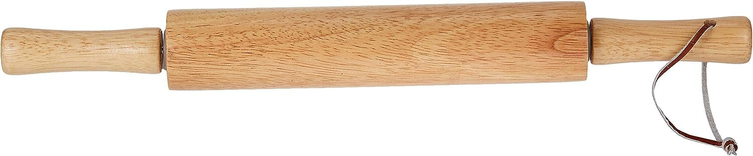 Prestige Wooden Rolling Pin (Roller) | Long Dough Roller for All Baking Needs | PR50448