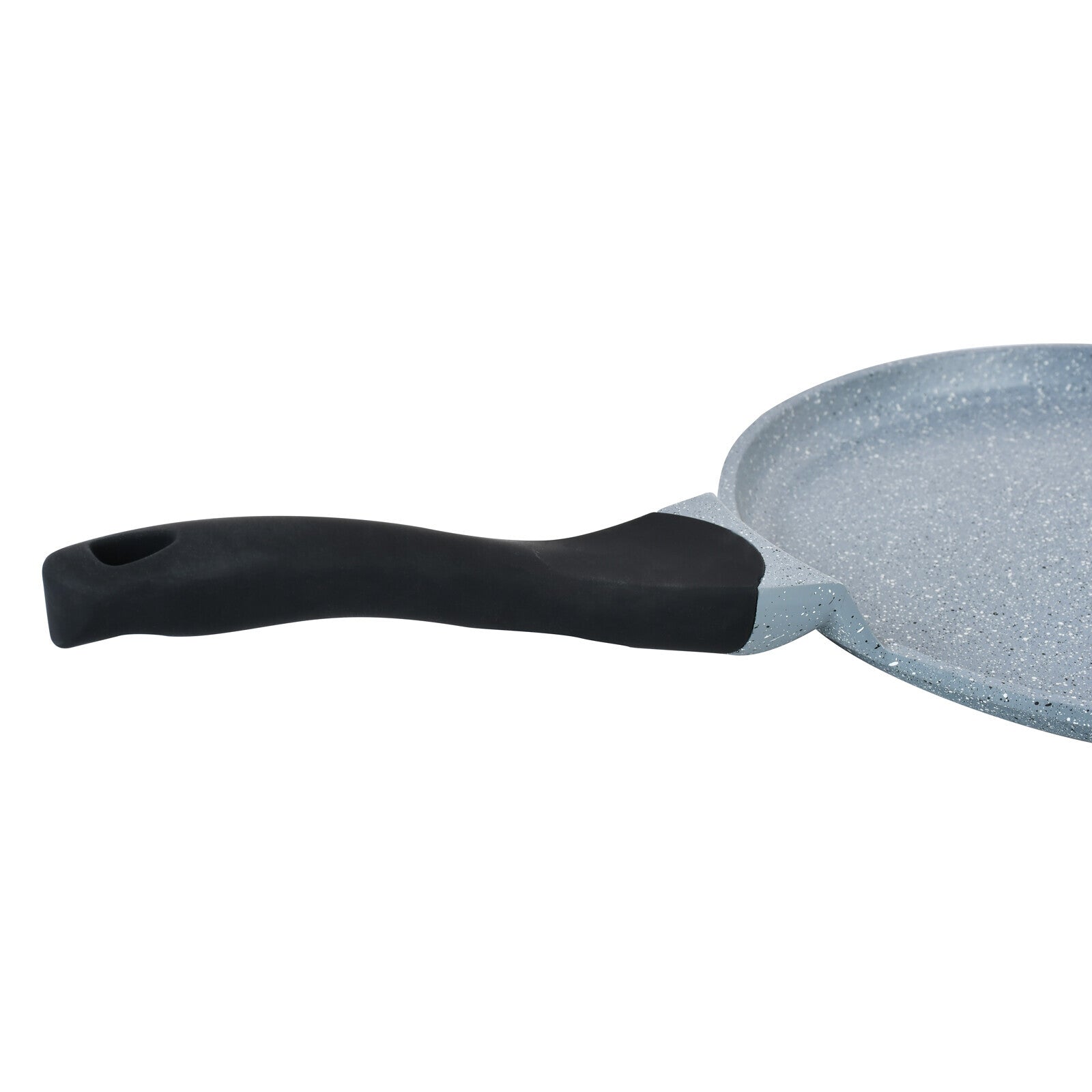 Prestige Cast Aluminium 26 CM Speckled Tawa | Long Lasting Non Stick Coating | Non Slip Bakelite Handle | Aluminium Induction base|Induction Compatible | PR15854 - Grey