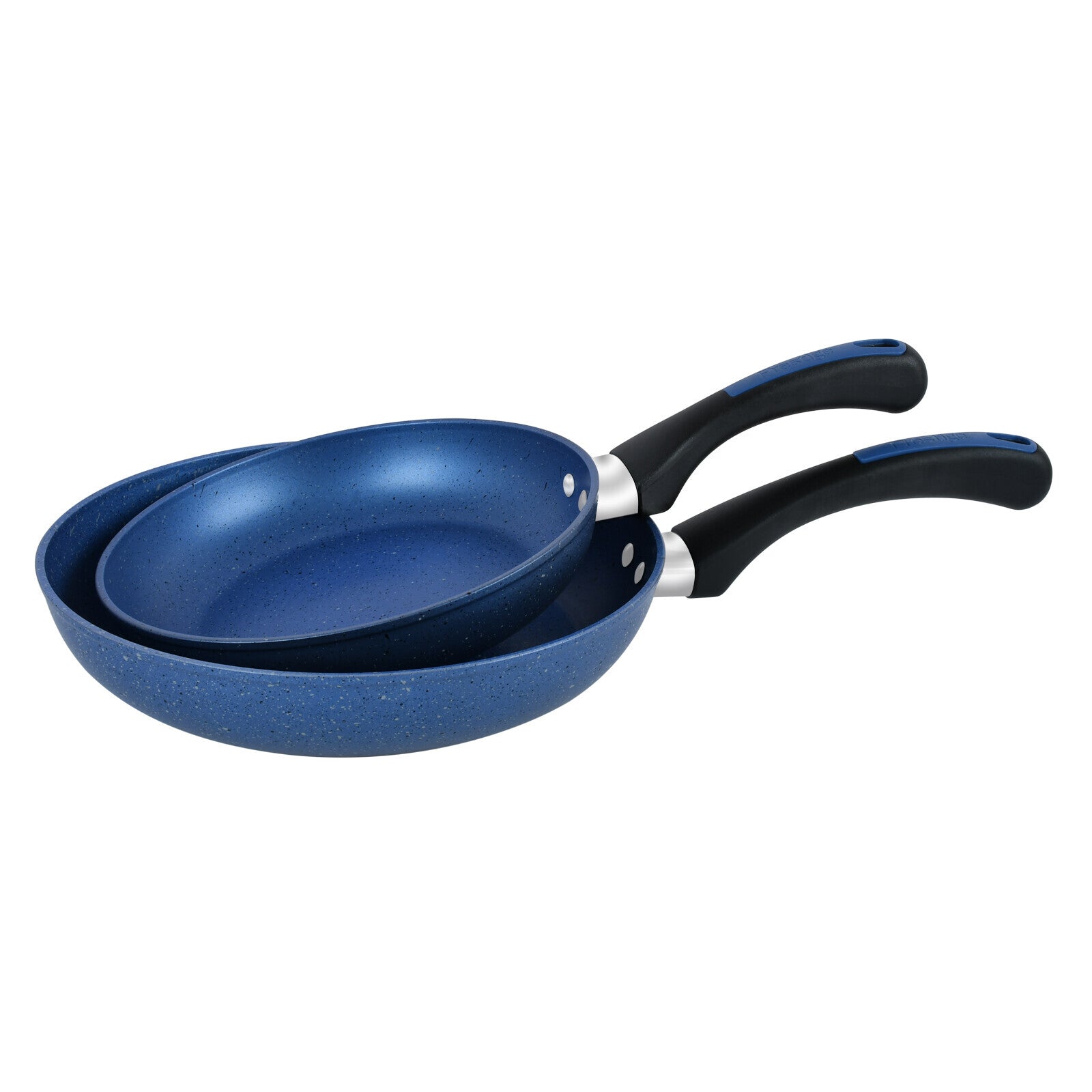 Prestige Endurance Non Stick 2Pcs Fry Pan Set | Induction Compatible Frying Pan Set 20cm + 25cm | Blue - PR1560