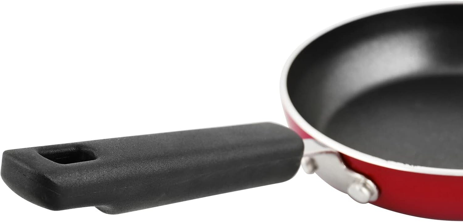 Prestige Non-Stick Mini Fry Pan 12 cm | 3X Ultra Tough Induction Compatible Mini Fry Pan | Red - PR21821