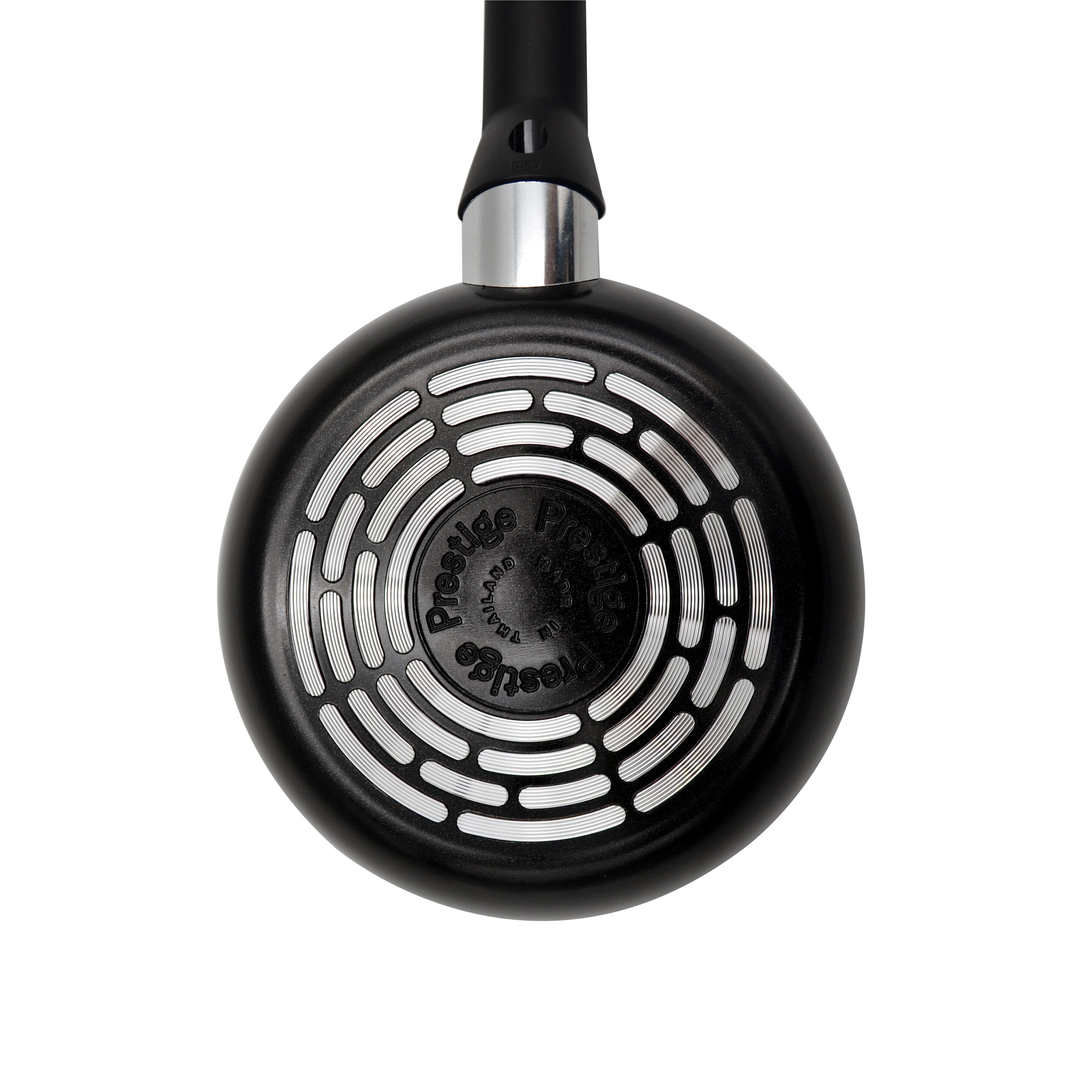 Prestige Safecook Non-stick 32cm Open Frypan | Frying Pan Non-Stick | Dimple shield triple coated Pan - PR22094 - Black