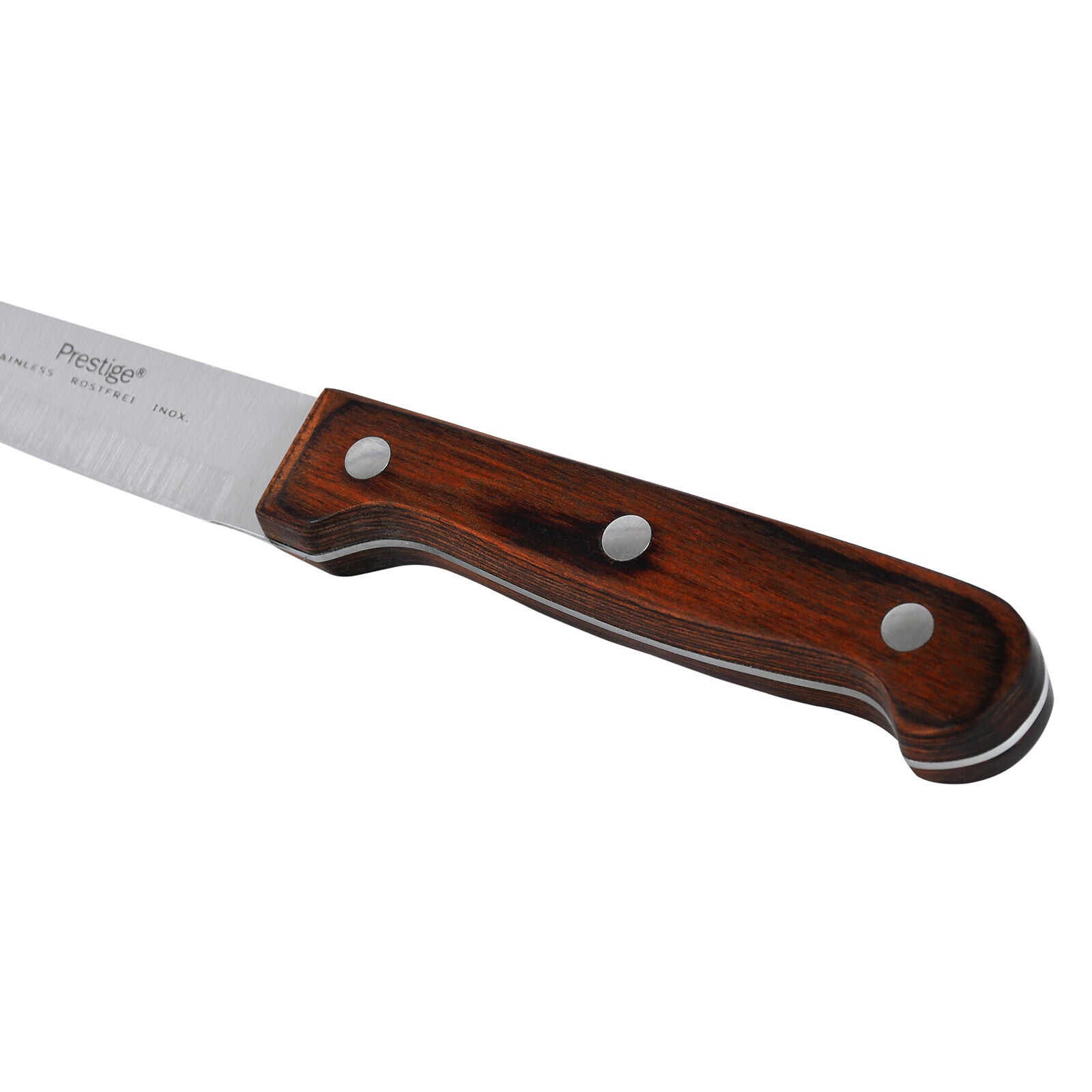 Prestige Classic Vegetable Knife 10.5cm | Wooden Handle Knife | Tough Hollow Ground Blades | PR1974