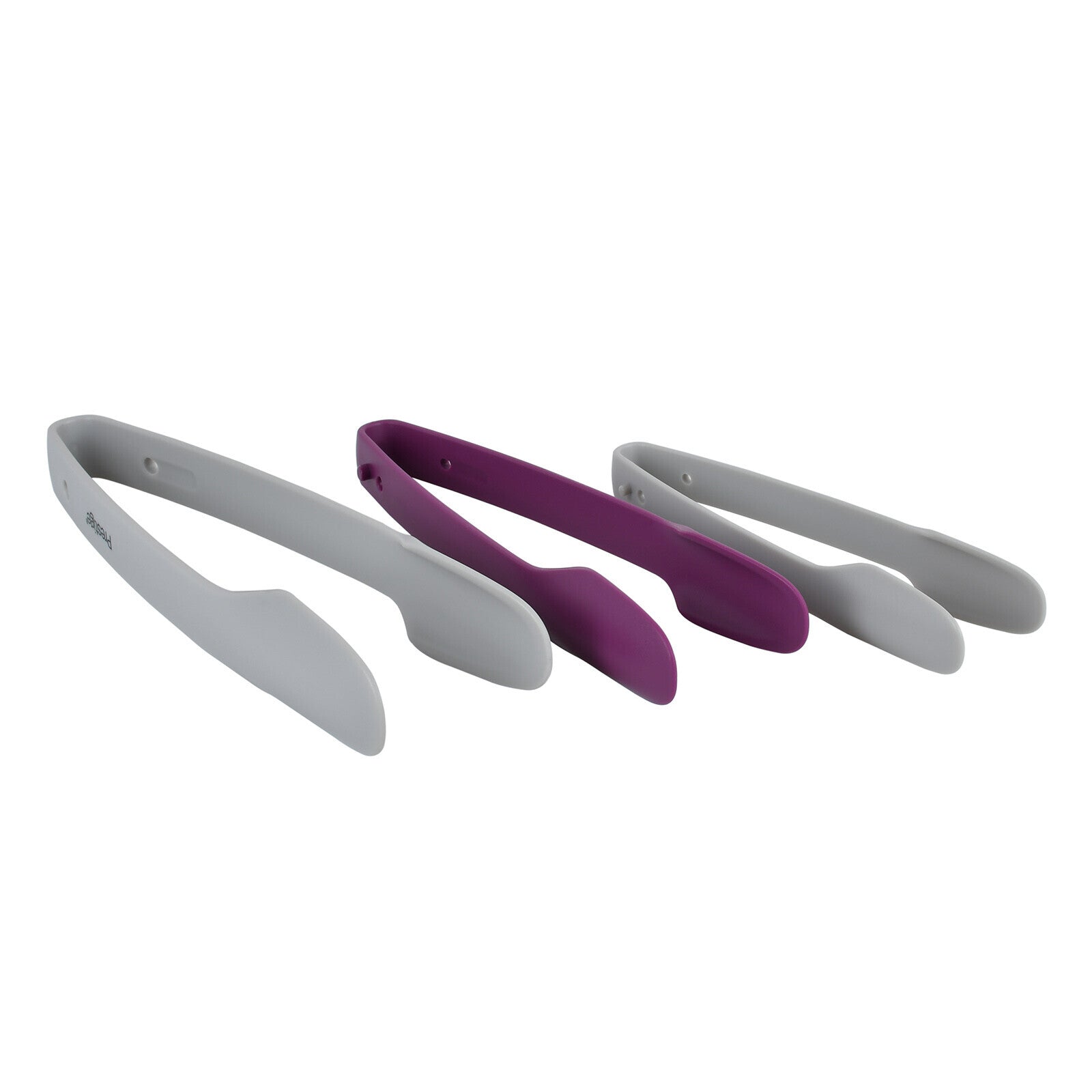 Prestige Food Tongs Set – 3 Pieces, Multicolour | Heat-Resistant & Durable Grip Tongs for Cooking & Serving | PR48127