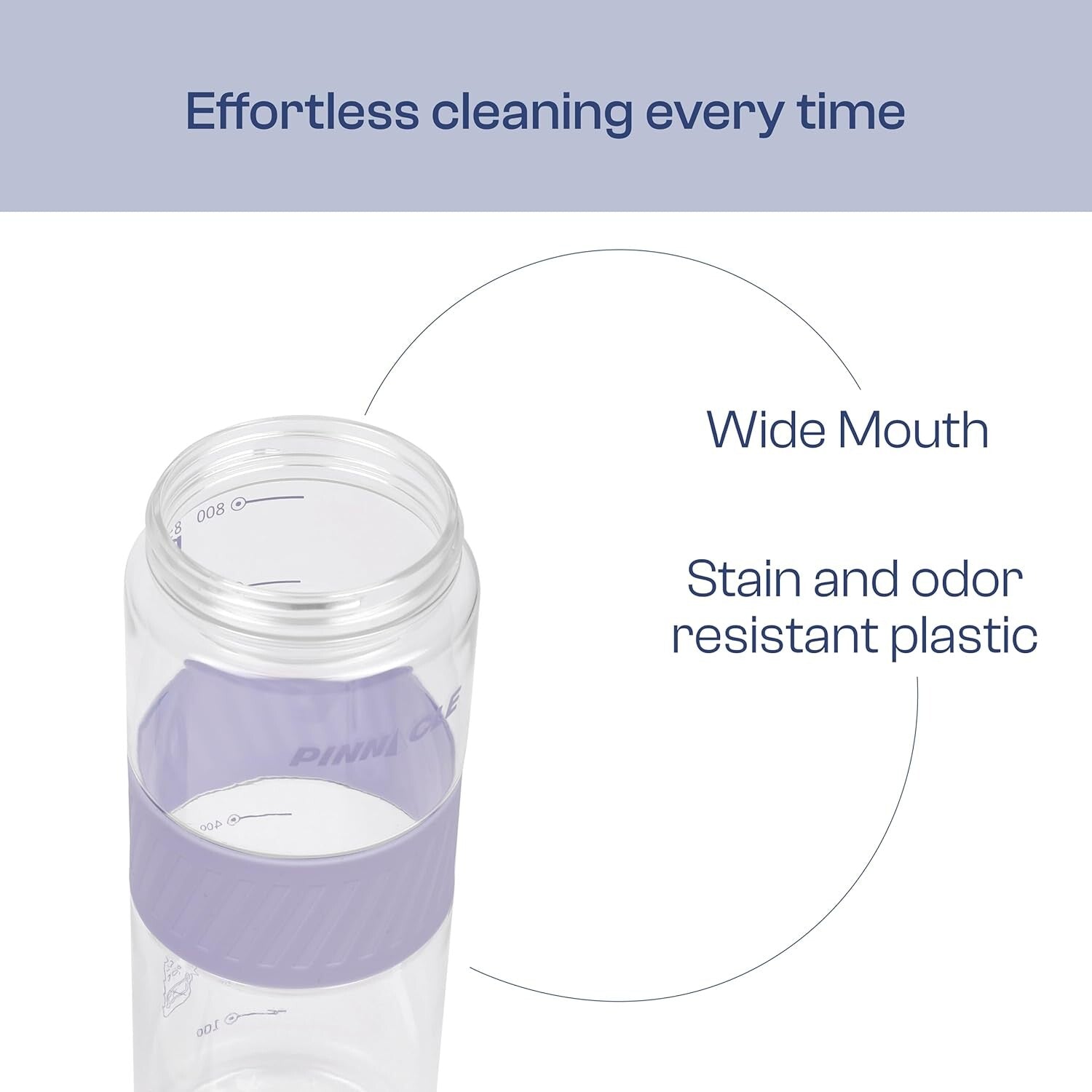 Winsor Pinnacle Pulse Hydration Bottle (650ML,Lavender) | Motivational Water Bottle with One Hand Operation, Hydration Tracker &Flip Top Lid | BPA Free | Ideal for School, Office, Sport,College, Home.