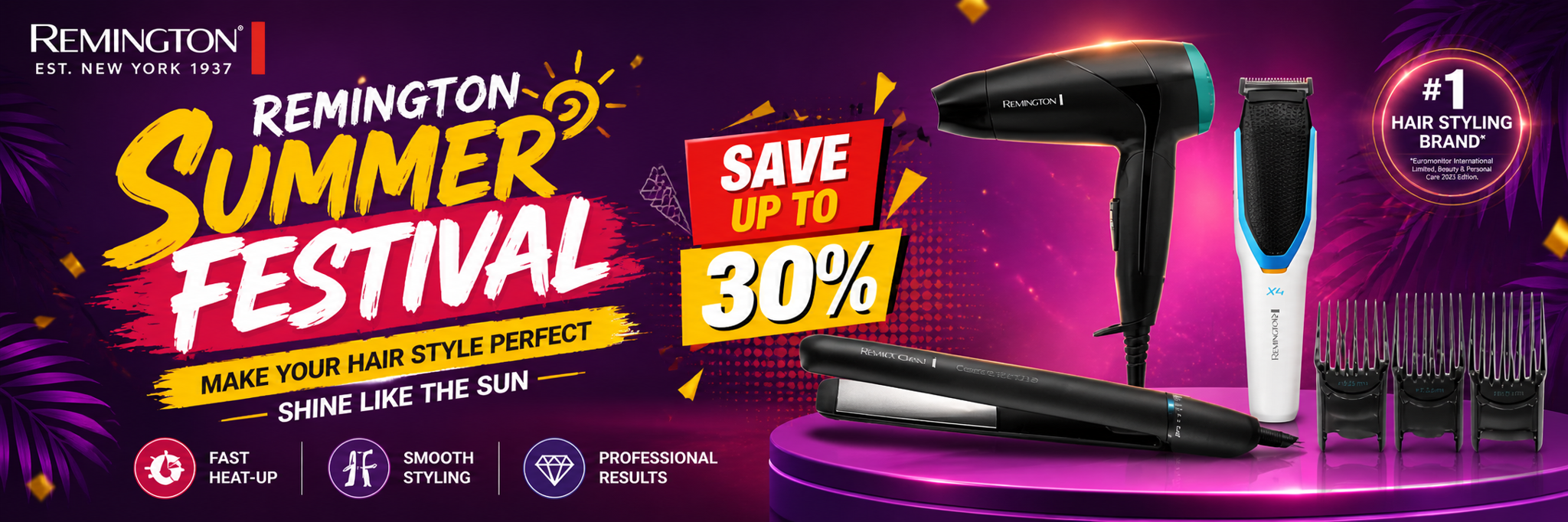 Hair Dryer Collection | Remington & Careera | Ionic, Professional & Travel Models | Elementme.com