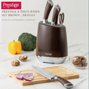 Prestige 8-Piece Stainless Steel Knife Block Set | Knife set with stand | PR50553