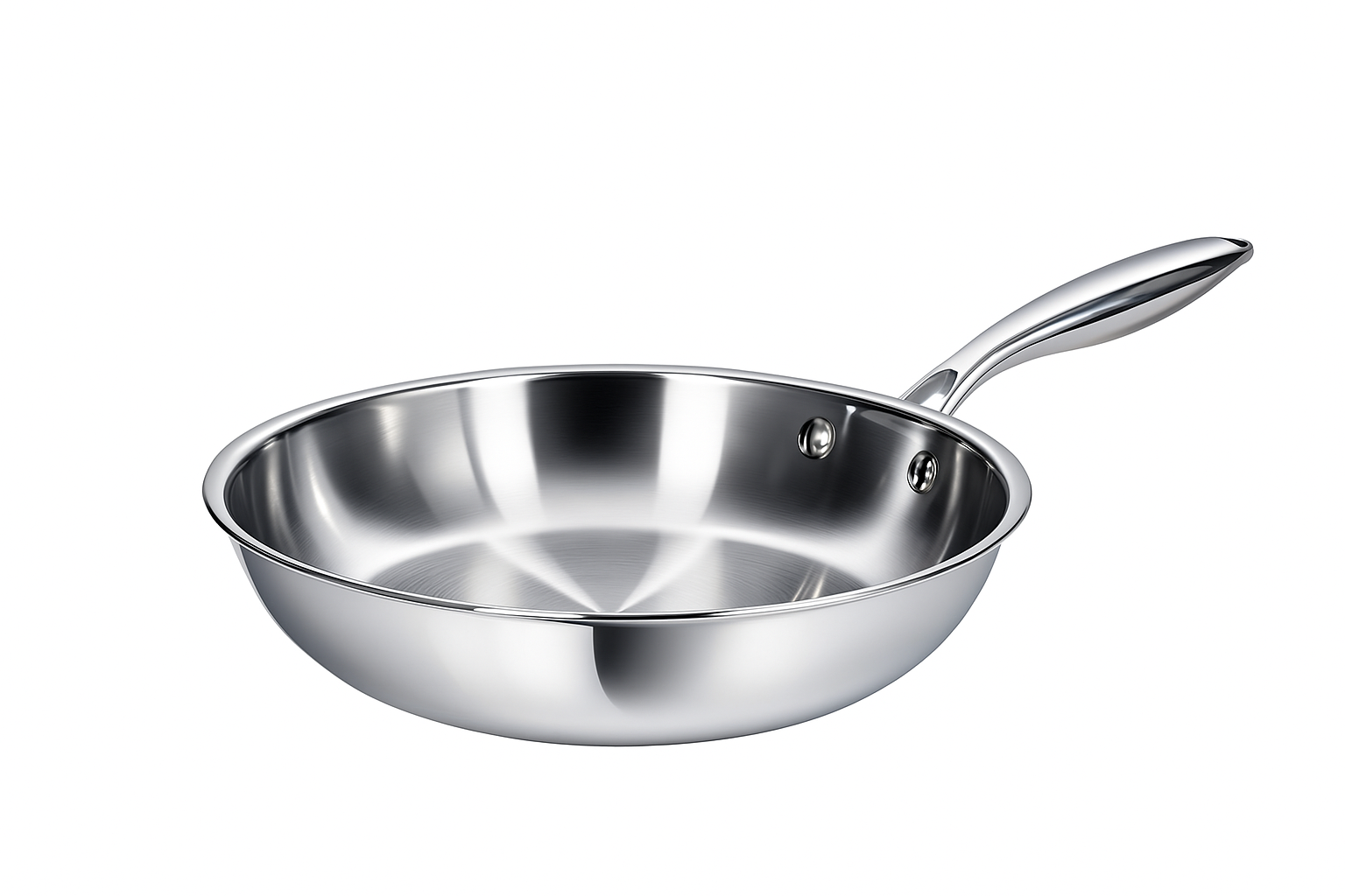 Prestige Tri Ply S/S Twin Frypan Set 24Cm / 28Cm Fry Pan | Induction + all hob suitable | Pots and Pans Set | PR81205
