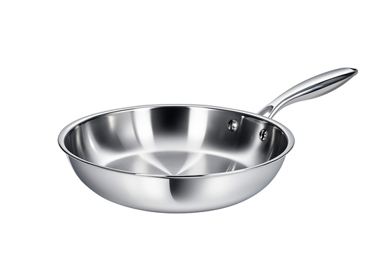 Prestige Tri Ply S/S Twin Frypan Set 24Cm / 28Cm Fry Pan | Induction + all hob suitable | Pots and Pans Set | PR81205