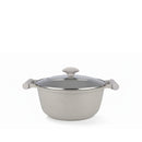 Prestige Essentials 7-Piece Grey Granite Set | Non-Stick Pots and Pans Set | Induction Compatible Cooking Set | PR80972