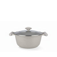 Prestige Essentials 7-Piece Grey Granite Set | Non-Stick Pots and Pans Set | Induction Compatible Cooking Set | PR80972