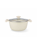 Prestige Essentials 12-Piece Off-White Granite Cookware Set | Non-Stick Pots and Pans Set | Induction Compatible Cooking Set | PR80977