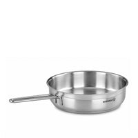 Korkmaz Alfa XL 11 Pieces Stainless Steel Cookware Set | Induction Compatible Tri-Ply Bottom Pots and Pans Set | Silver -KA1641