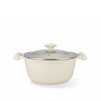 Prestige Essentials 12-Piece Off-White Granite Cookware Set | Non-Stick Pots and Pans Set | Induction Compatible Cooking Set | PR80977