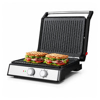 prestige electric grill pr50351, 2200w contact grill and griddle, prestige panini press price, granite non stick electric grill