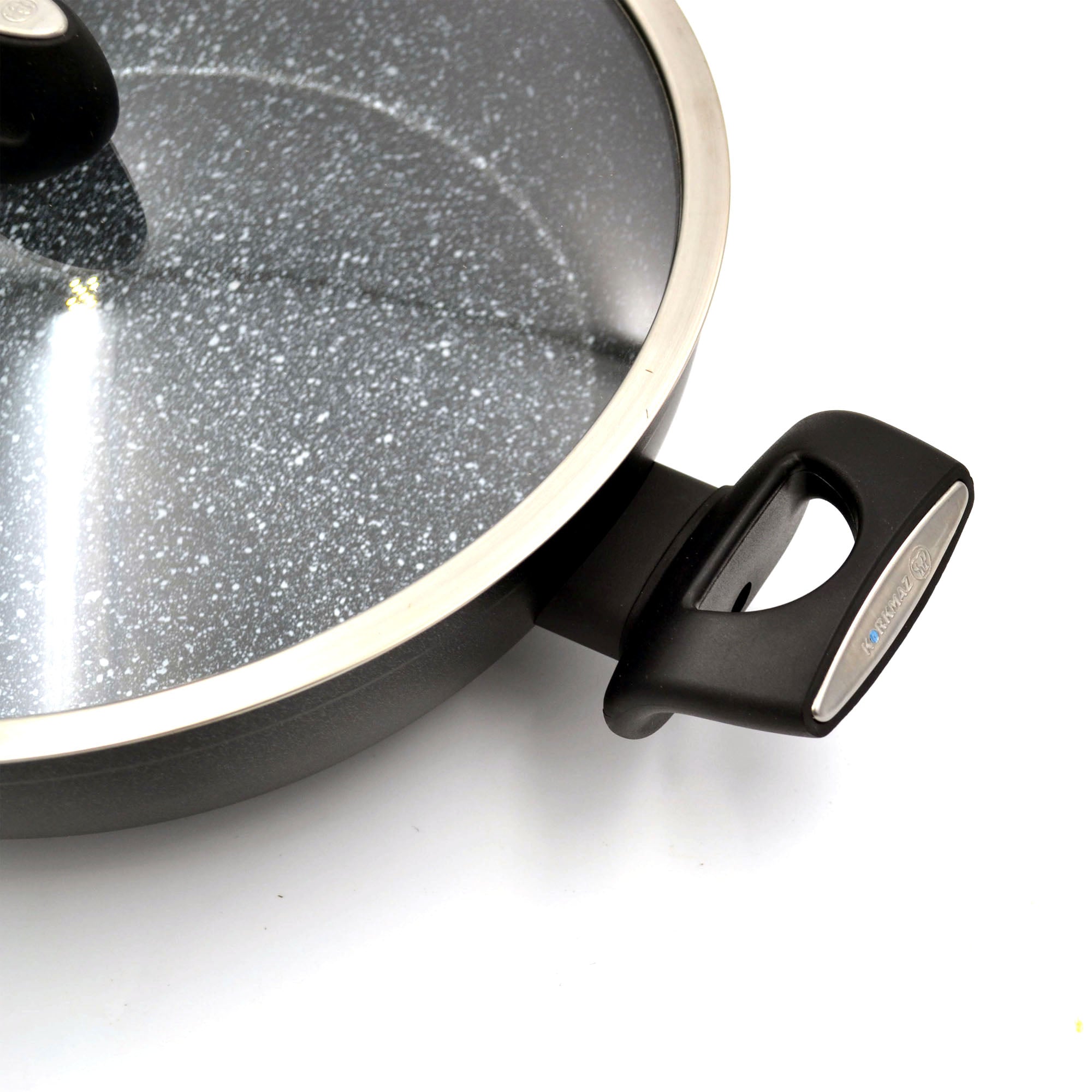 Korkmaz Nora Granite Low Casserole Pot 24X5,8
 | KA2943