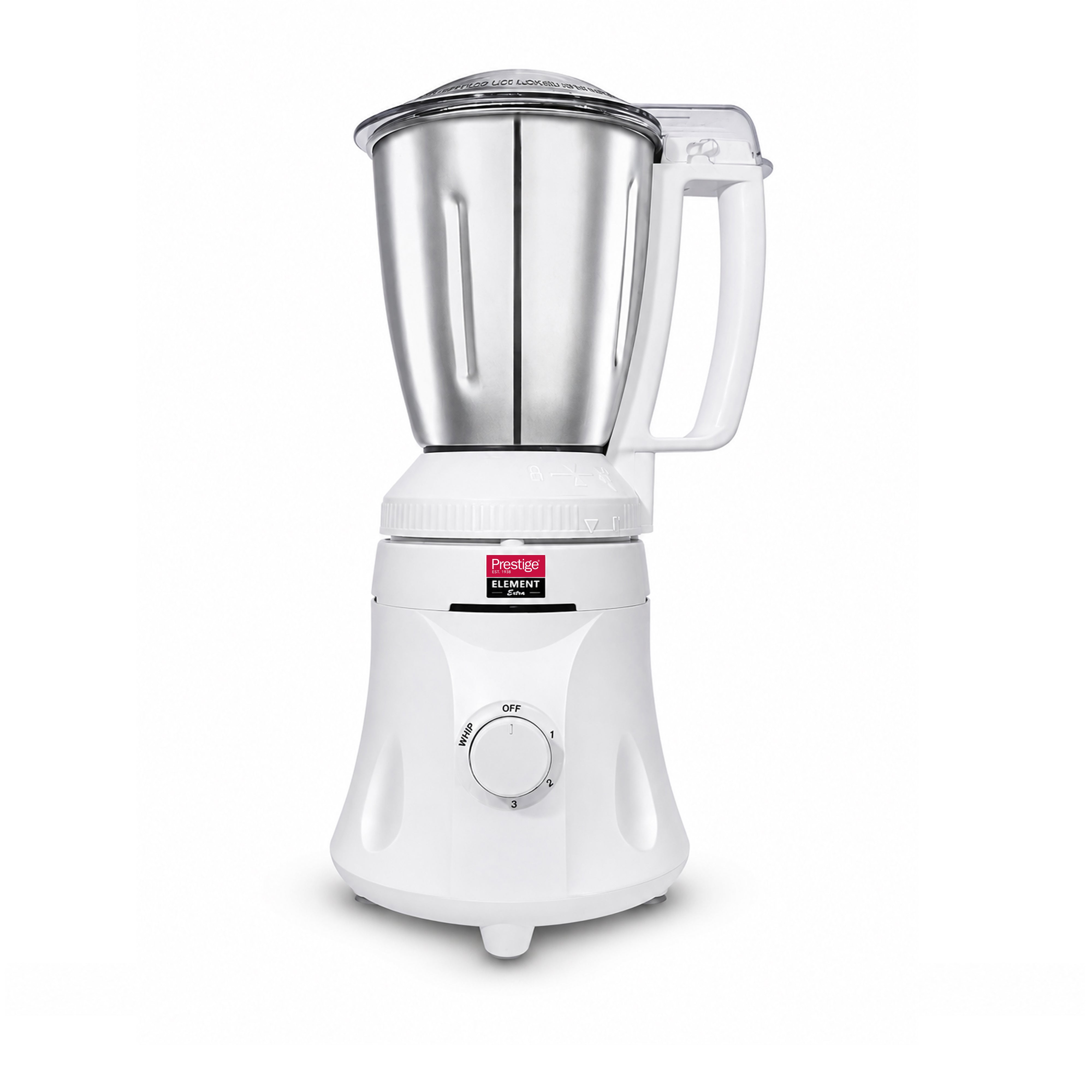 Prestige Element Extra Mixer Grinder 1200W Max With 3 Jars - White | PR43190
