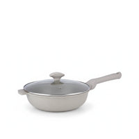 Prestige Essentials 9-Piece Grey Granite Cookware Set  | Non-Stick Pots and Pans Set | Induction Compatible Cooking Set |  PR80976