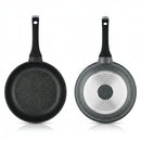 Prestige Essentials 9pcs Pots and Pans Set | Nonstick Cookware Sets | Granite Pots Set | Kitchen Induction Pots and Pans Cooking Sets | Pan Sets for Cooking | Black - PR80989