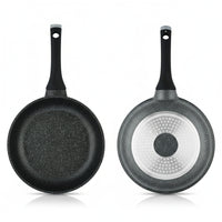 Prestige Essentials 9pcs Pots and Pans Set | Nonstick Cookware Sets | Granite Pots Set | Kitchen Induction Pots and Pans Cooking Sets | Pan Sets for Cooking | Black - PR80989