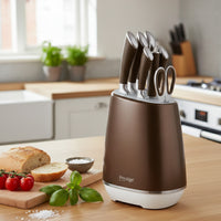 Prestige 8-Piece Stainless Steel Knife Block Set | Knife set with stand | PR50553