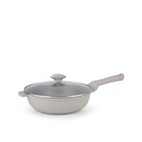 Prestige Essentials 9-Piece Grey Granite Cookware Set  | Non-Stick Pots and Pans Set | Induction Compatible Cooking Set |  PR80976