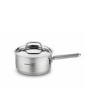 Korkmaz Alfa Grande 14 Pieces Stainless Steel Cookware Set | Stainless Steel Induction Compatible Tri-Ply Bottom Pots and Pans Set | Silver - KA1089