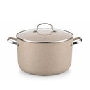 Korkmaz Granita 7 Pieces Non-Stick Cookware Set | Forged Aluminum Granite Coated Induction Base Cookware Pots and Pans Set | Beige - KA1272