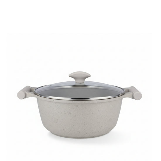Prestige Essentials 12-Piece Grey Granite Cookware Set | Non-Stick Pots and Pans Set | Induction Compatible Cooking Set | PR80978