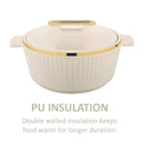 Asian Fancy Insulated Casserole Dlx 1500 Ml - Beige